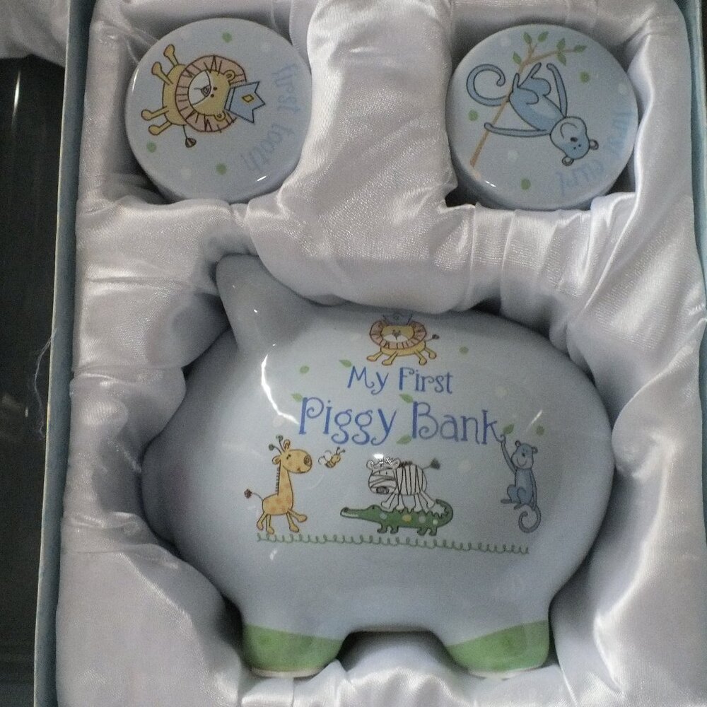 Baby Essentials 3-Piece Ceramic Keepsake Set